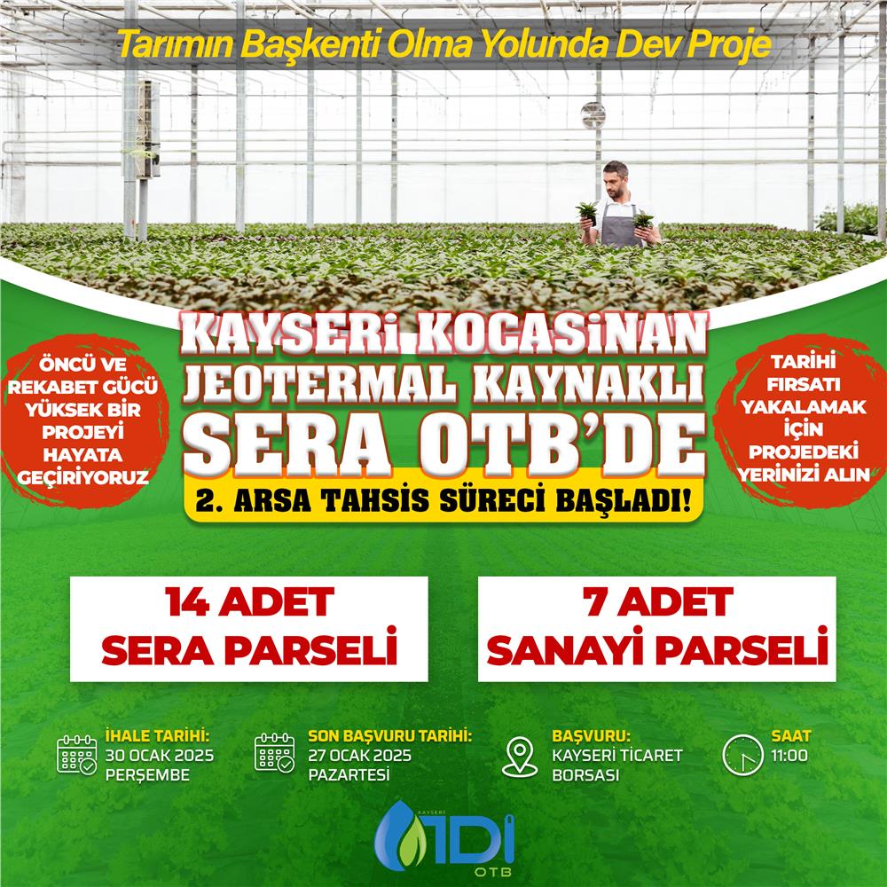 TDİOTB İhale İlanı